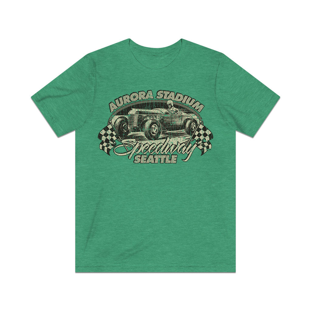 Aurora Stadium Speedway 1941 Vintage Men's T-Shirt