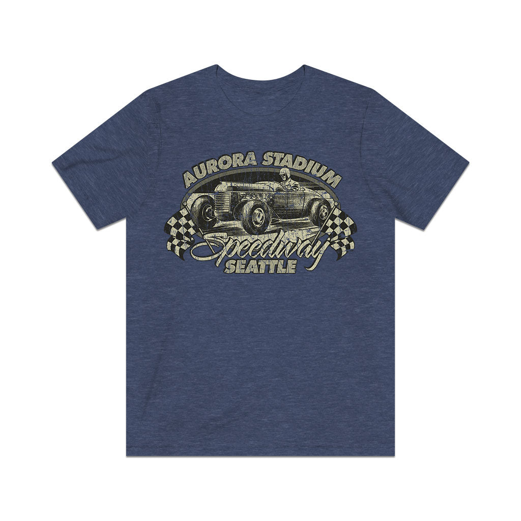 Aurora Stadium Speedway 1941 Vintage Men's T-Shirt