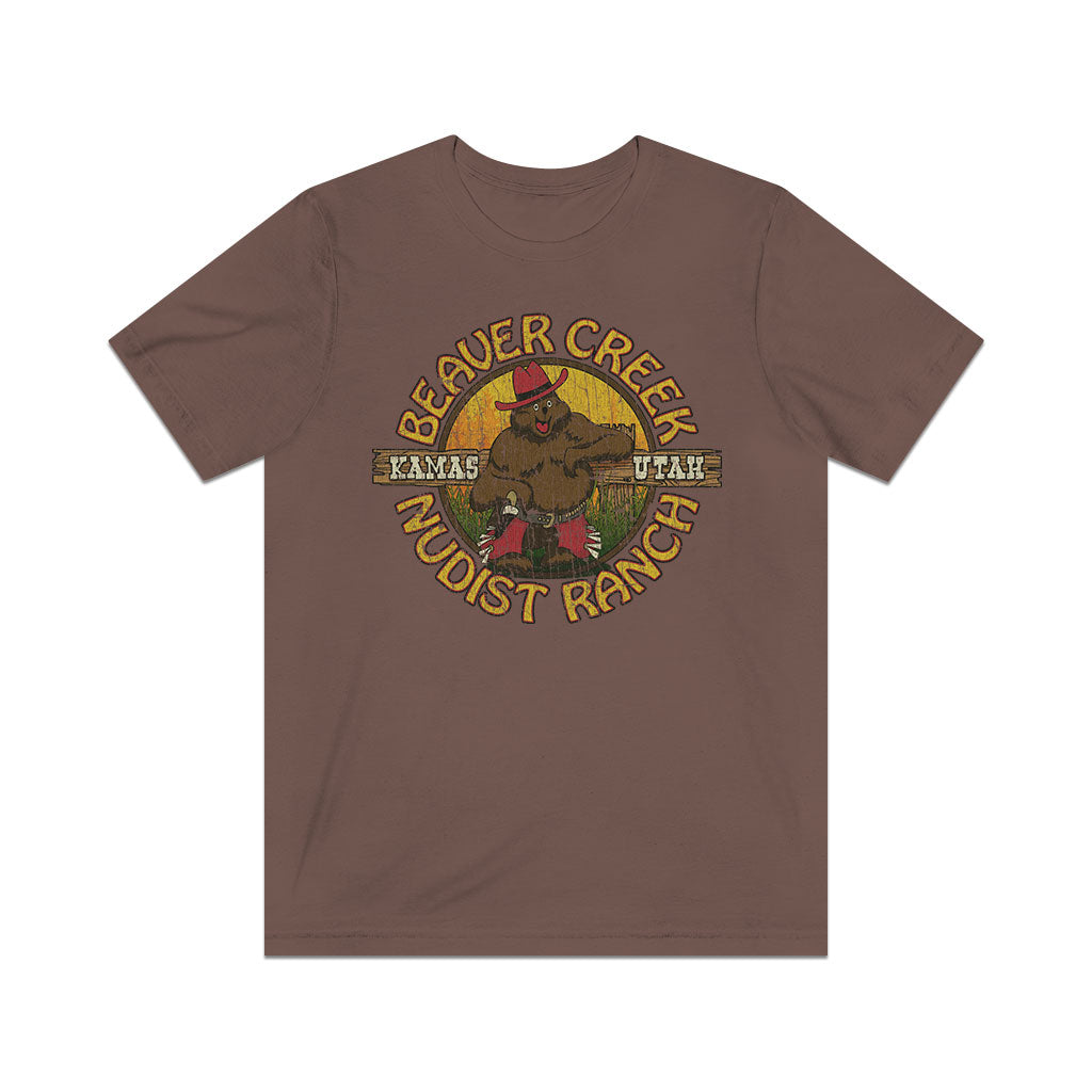 Beaver Creek Nudist Ranch 1983 Vintage Men's T-Shirt
