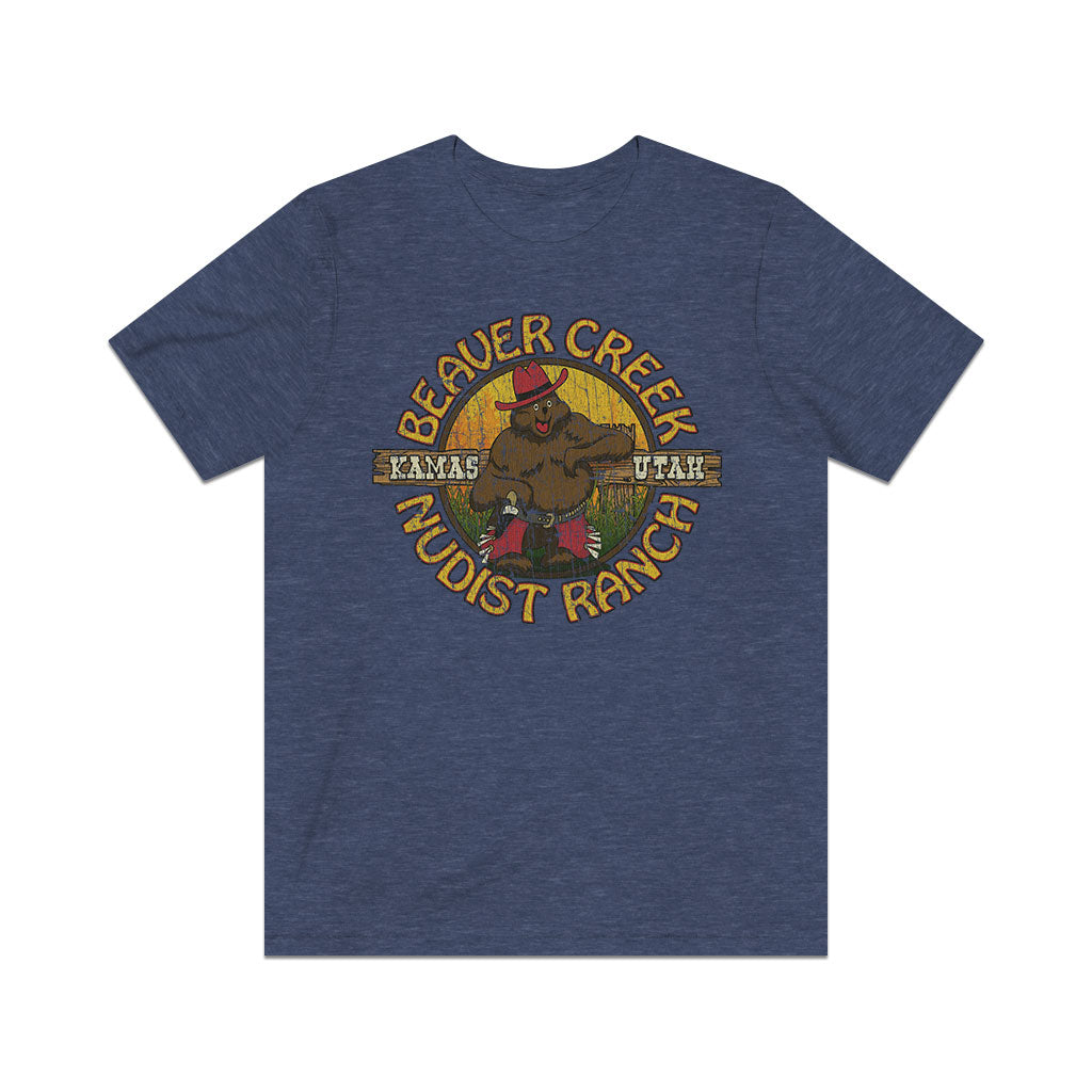 Beaver Creek Nudist Ranch 1983 Vintage Men's T-Shirt