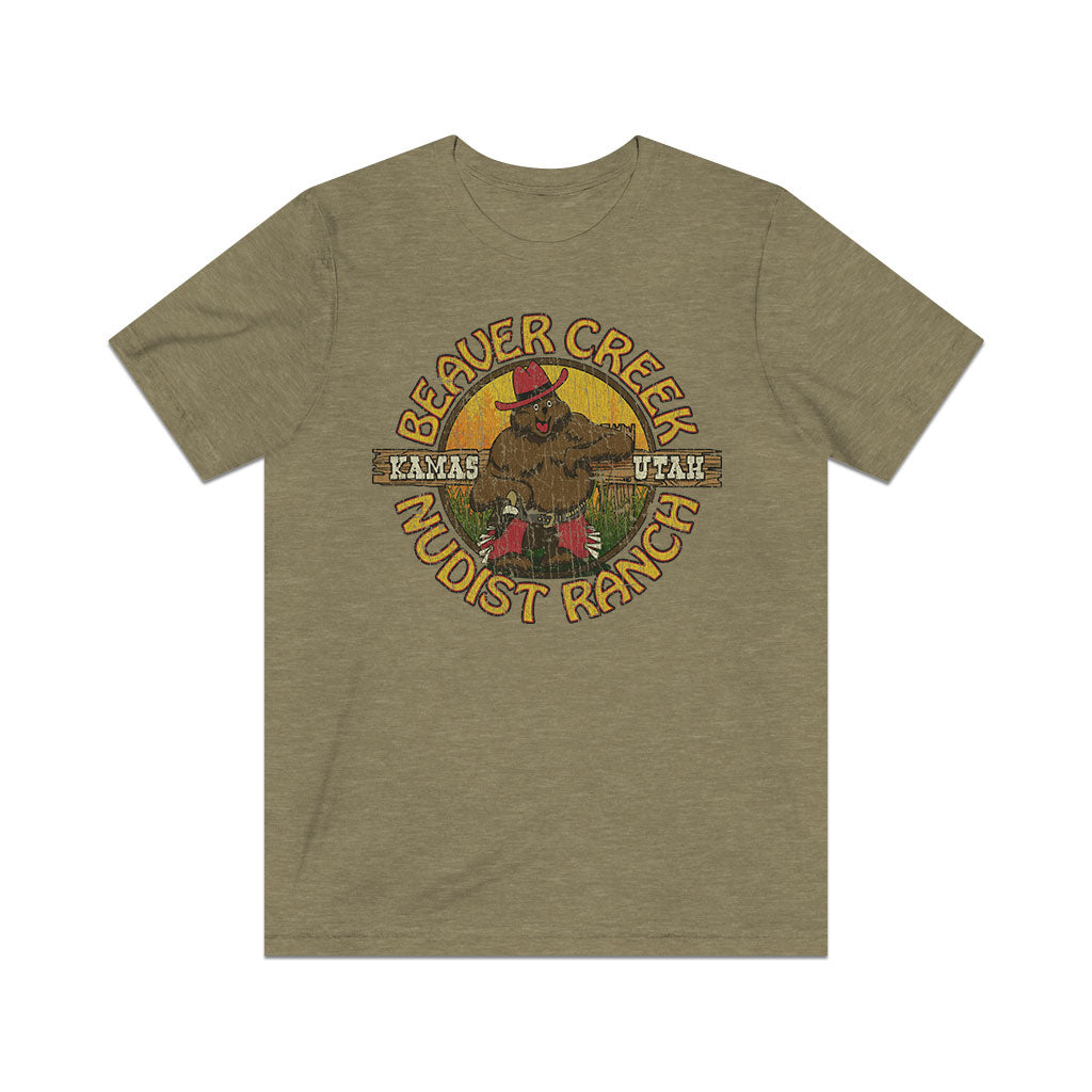 Beaver Creek Nudist Ranch 1983 Vintage Men's T-Shirt