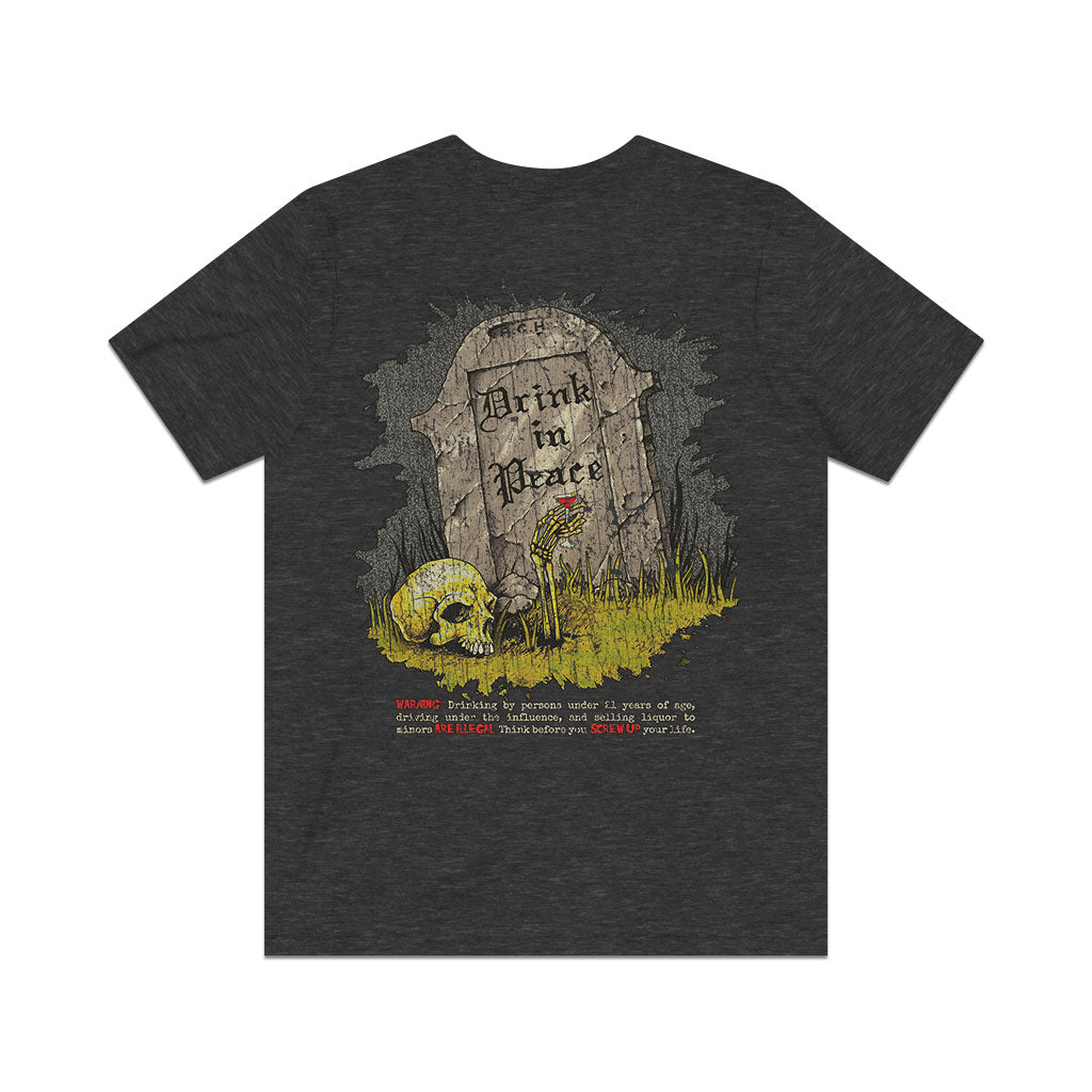 Black Death Vodka 1992 F/B Vintage Men's T-Shirt