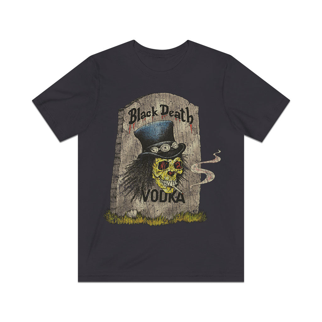 Black Death Vodka 1992 F/B Vintage Men's T-Shirt