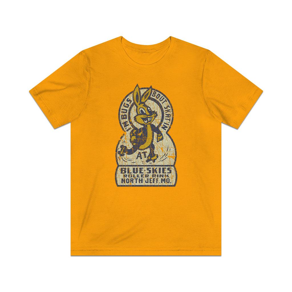 Blue Skies Roller Rink 1954 Vintage Men's T-Shirt