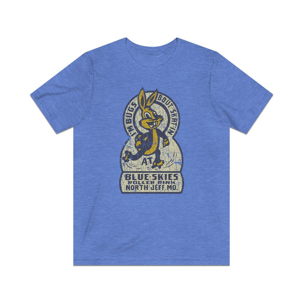Blue Skies Roller Rink 1954 Vintage Men's T-Shirt