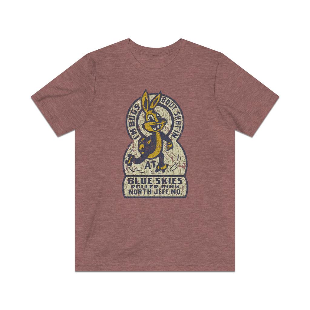 Blue Skies Roller Rink 1954 Vintage Men's T-Shirt