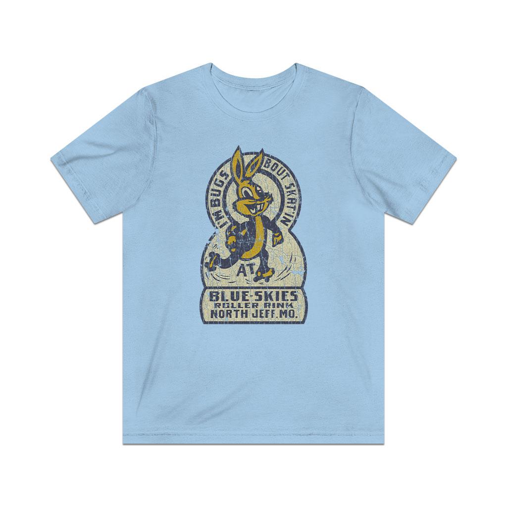 Blue Skies Roller Rink 1954 Vintage Men's T-Shirt