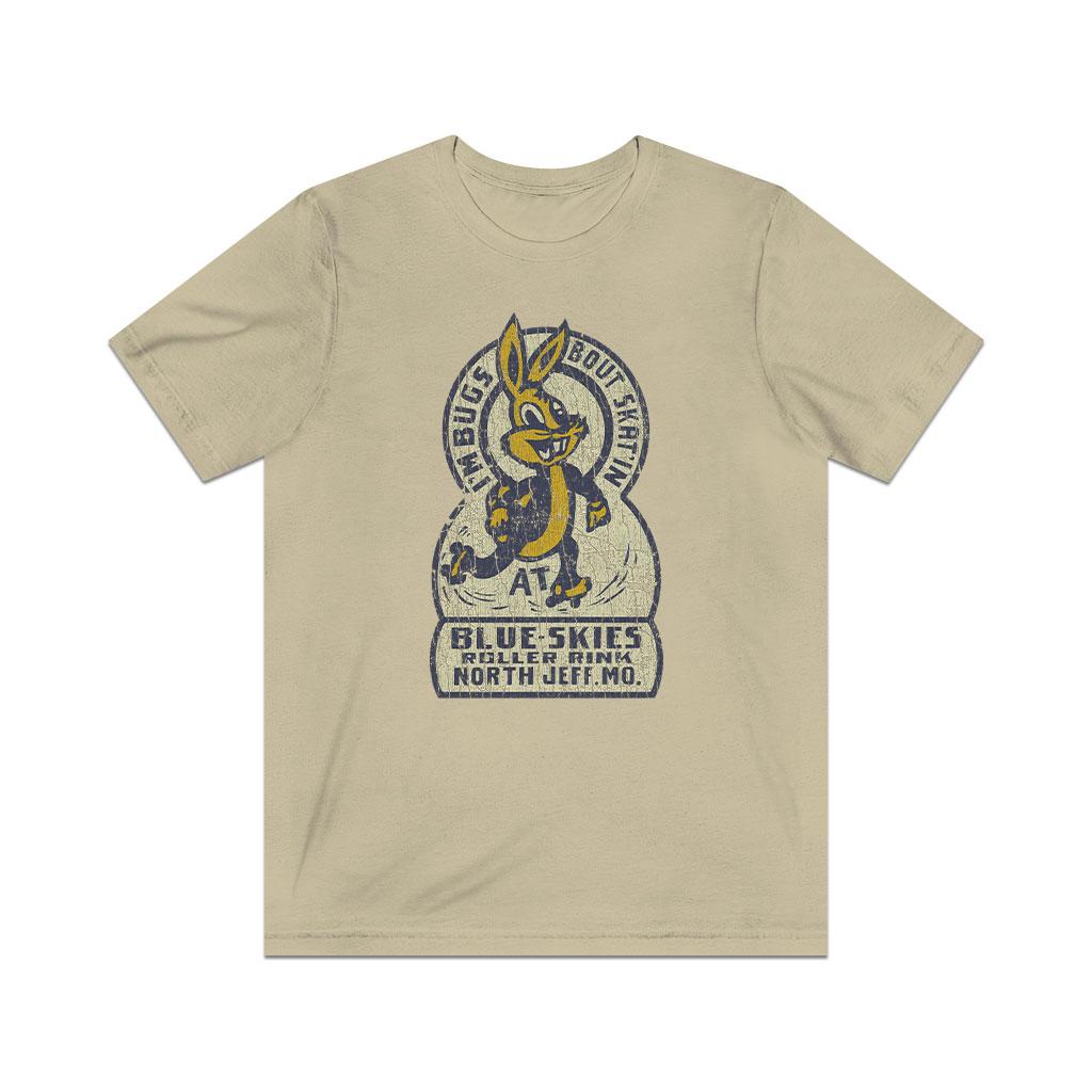 Blue Skies Roller Rink 1954 Vintage Men's T-Shirt