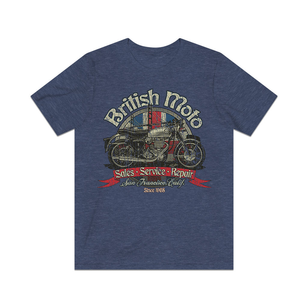 British Moto San Francisco 1968 Vintage Men's T-Shirt