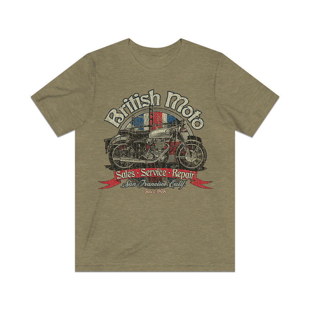 British Moto San Francisco 1968 Vintage Men's T-Shirt