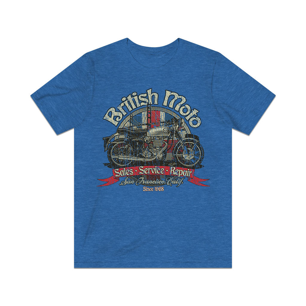 British Moto San Francisco 1968 Vintage Men's T-Shirt