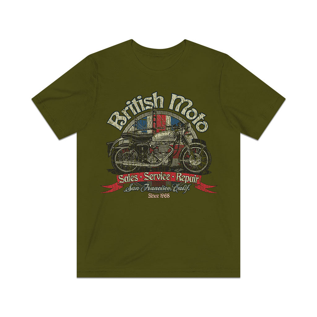 British Moto San Francisco 1968 Vintage Men's T-Shirt