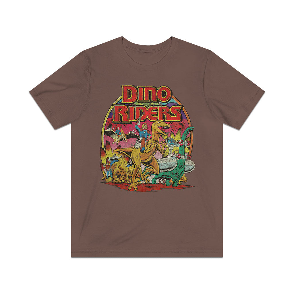 Dino-Riders The Adventure Begins 1988 Vintage Men's T-Shirt