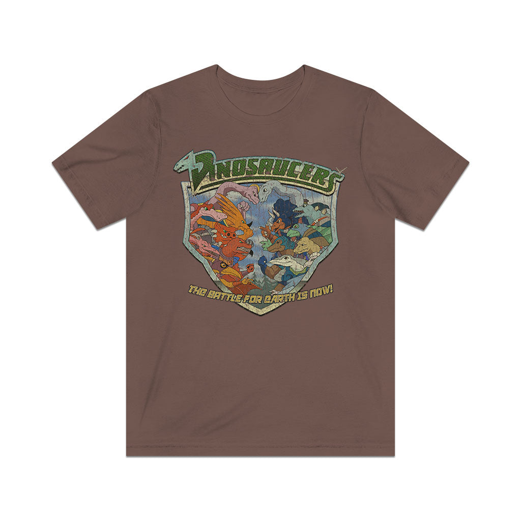 Dinosaucers Battle for Earth 1987 Vintage Men's T-Shirt