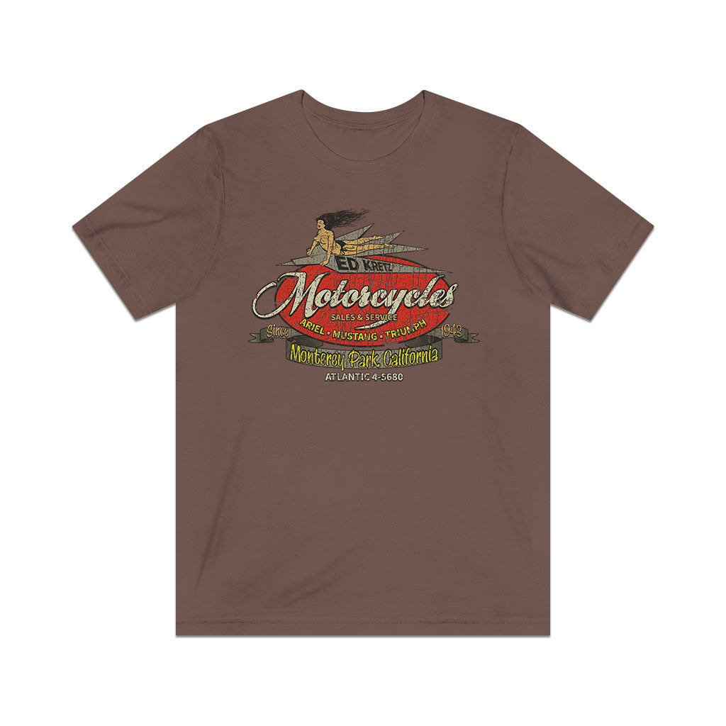 Ed Kretz Motorcycles 1946 Vintage Men's T-Shirt