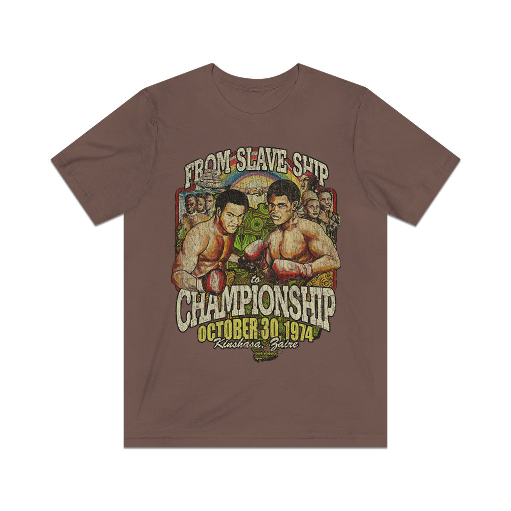 From Slave Ship to Championship 1974 Vintage Men's T-Shirt