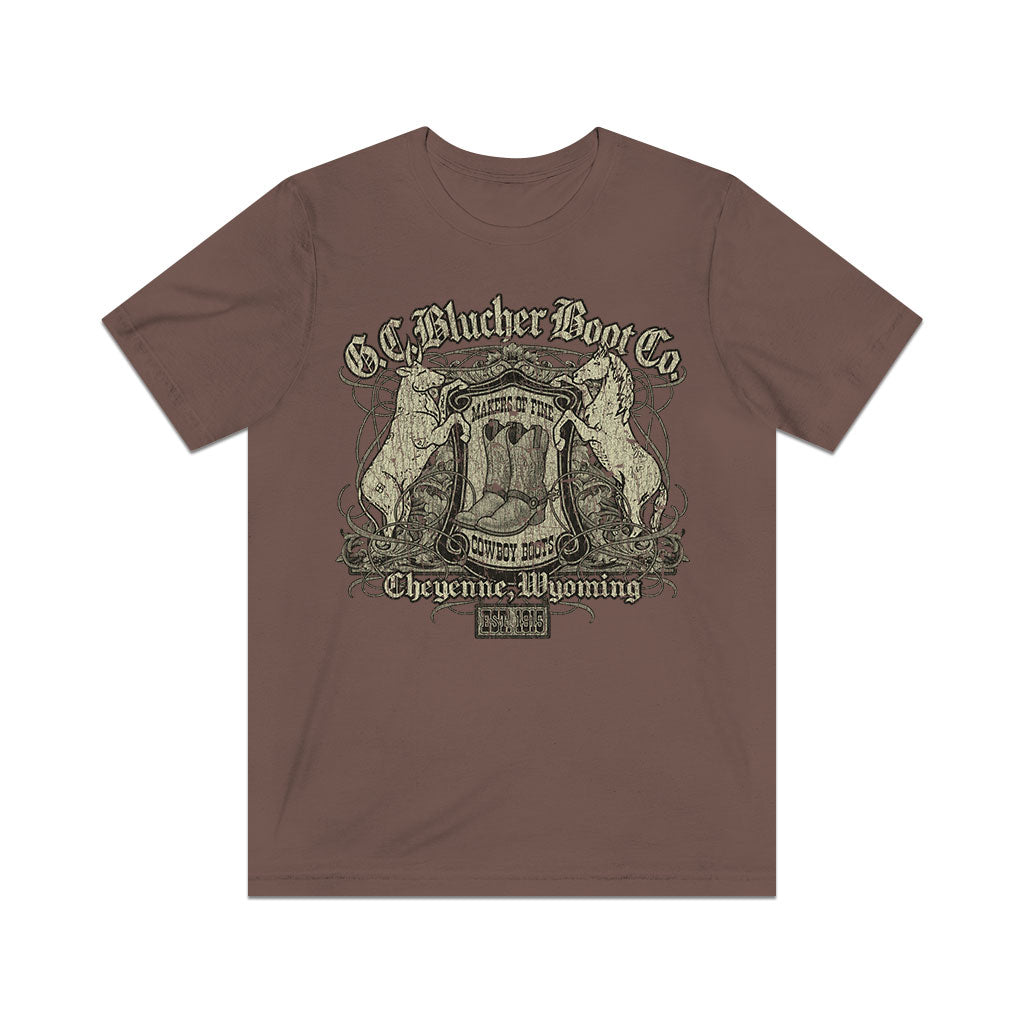 G. C. Blucher Boot Co. 1915 Vintage Men's T-Shirt
