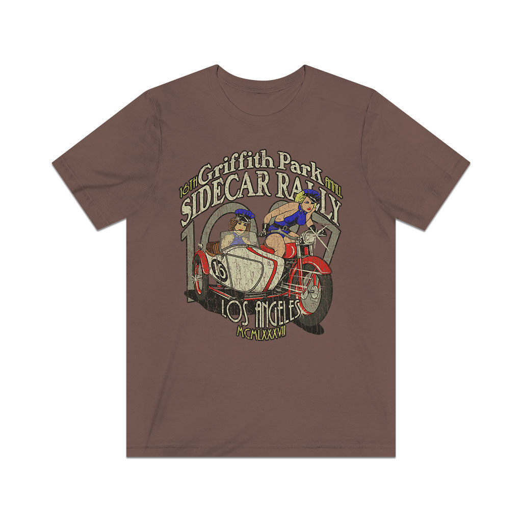 Griffith Park Sidecar Rally 1987 Vintage Men's T-Shirt
