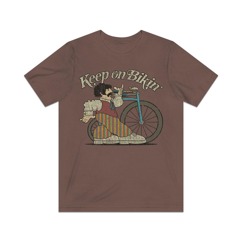 Keep on Bikin' 1971 Vintage Men’s T-shirt