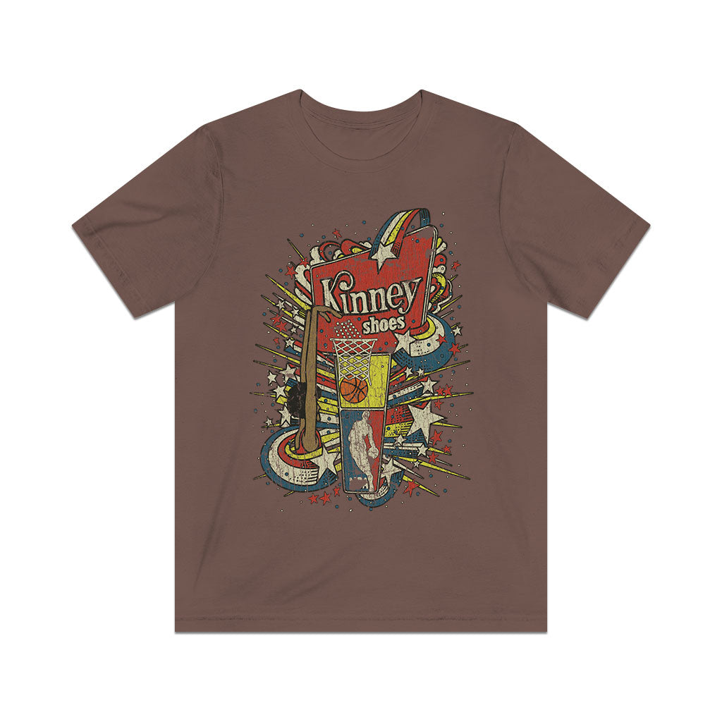 Kinney Basketball Shoes - African American 1977 Vintage Men's T-Shirt