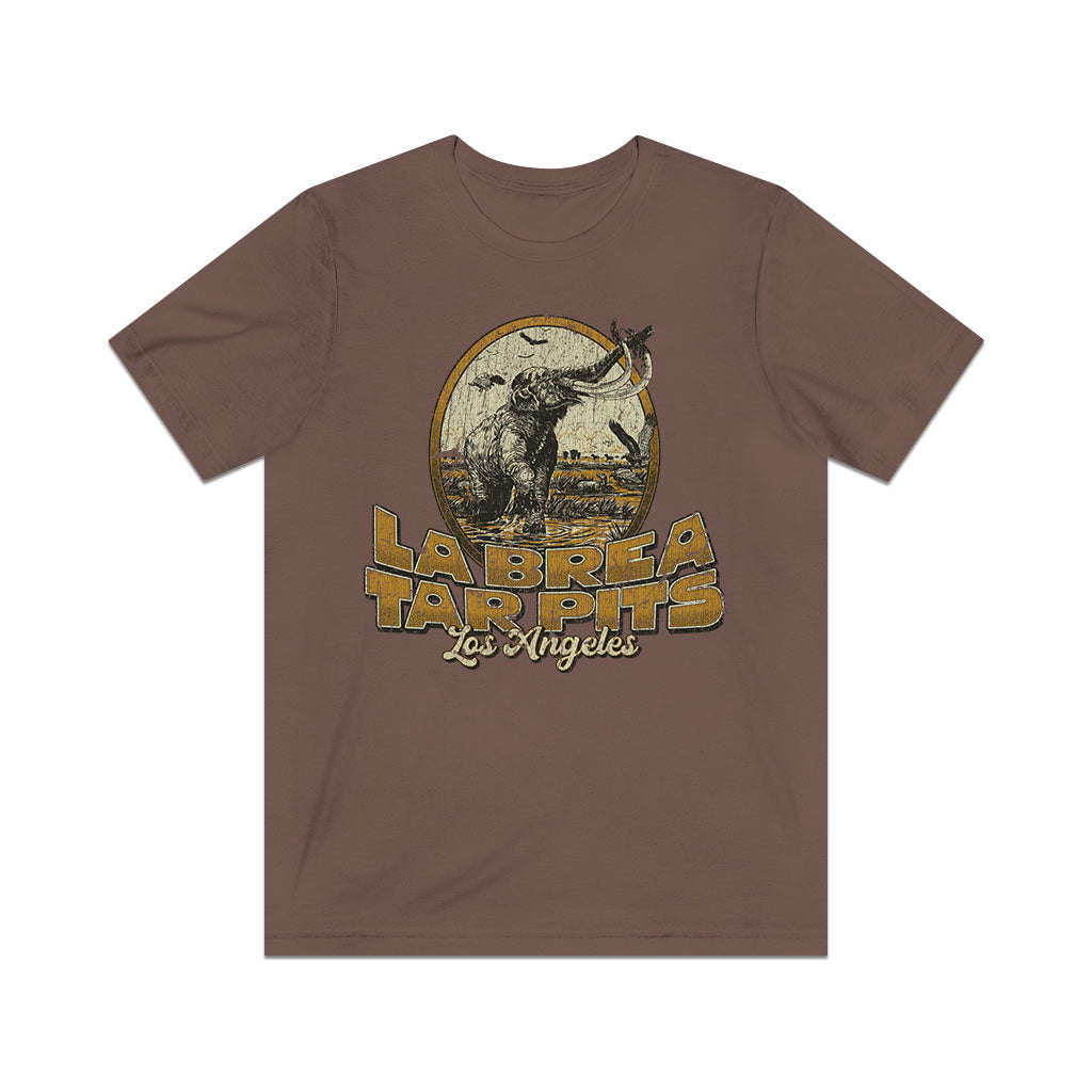 La Brea Tar Pits 1977 Vintage Men's T-Shirt