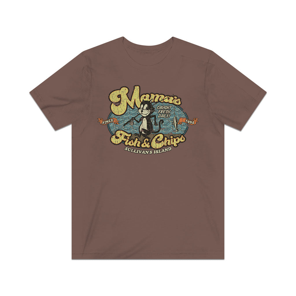 Mama's Fish and Chips 1984 Vintage Men's T-Shirt