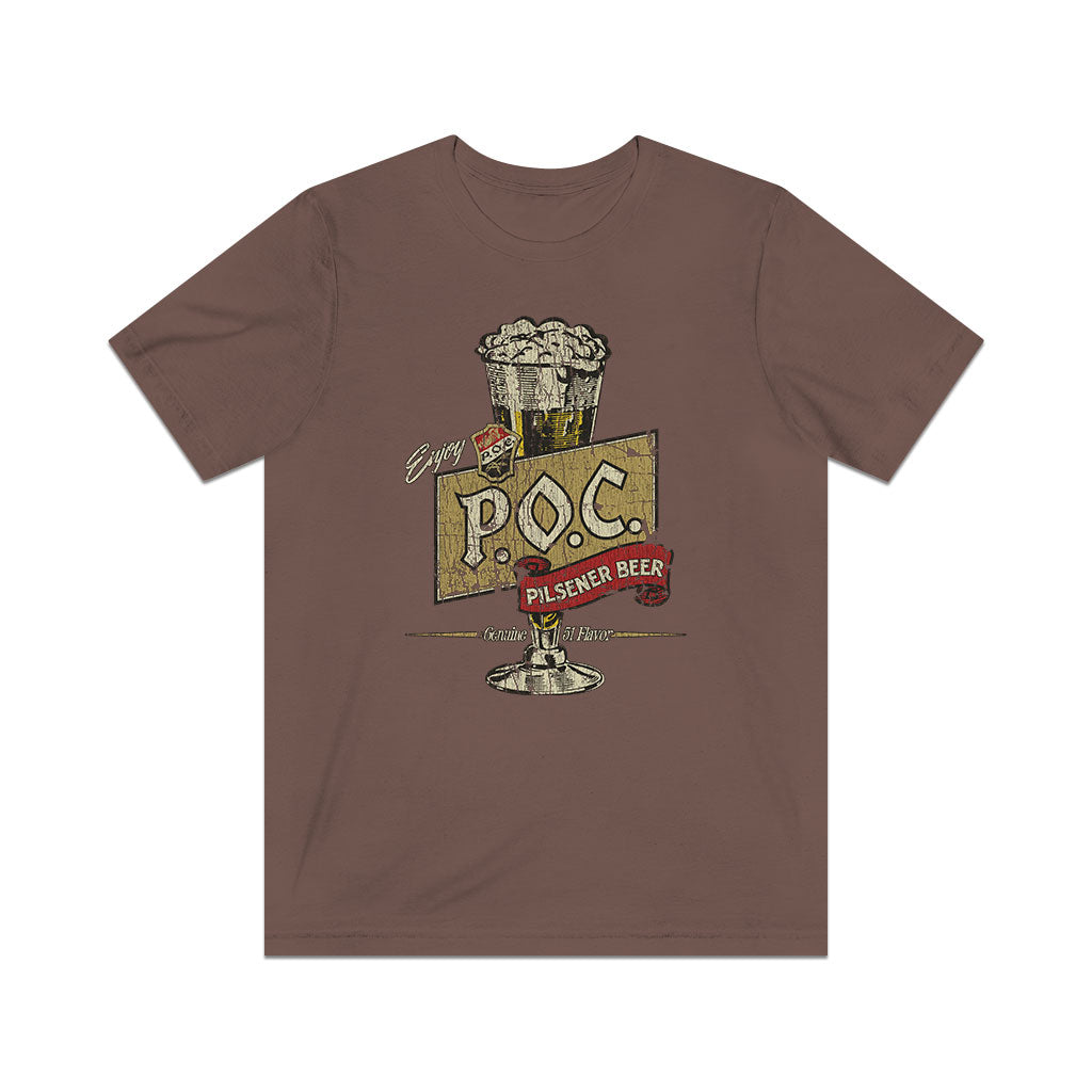P.O.C. Pride of Cleveland Beer 1917 Vintage Men's T-Shirt