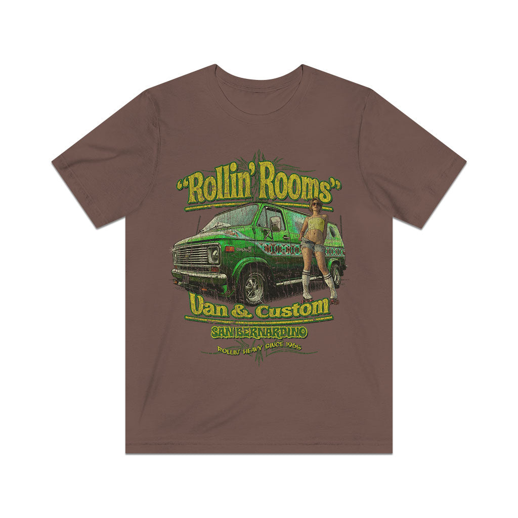 Rollin' Rooms Van and Custom 1965 Vintage Men's T-Shirt