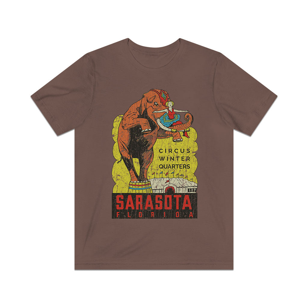 Sarasota Circus Winter Quarters 1927 Vintage Men's T-Shirt