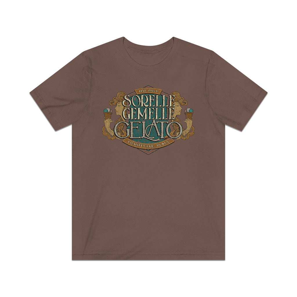Sorelle Gemelle Gelato 1954 Vintage Men's T-Shirt