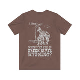Where The Hell is Green River, Wyoming 1977 Vintage Men's T-Shirt
