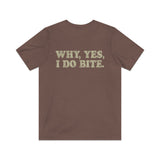 Why, Yes, I Do Bite 1975 Vintage Men's T-Shirt