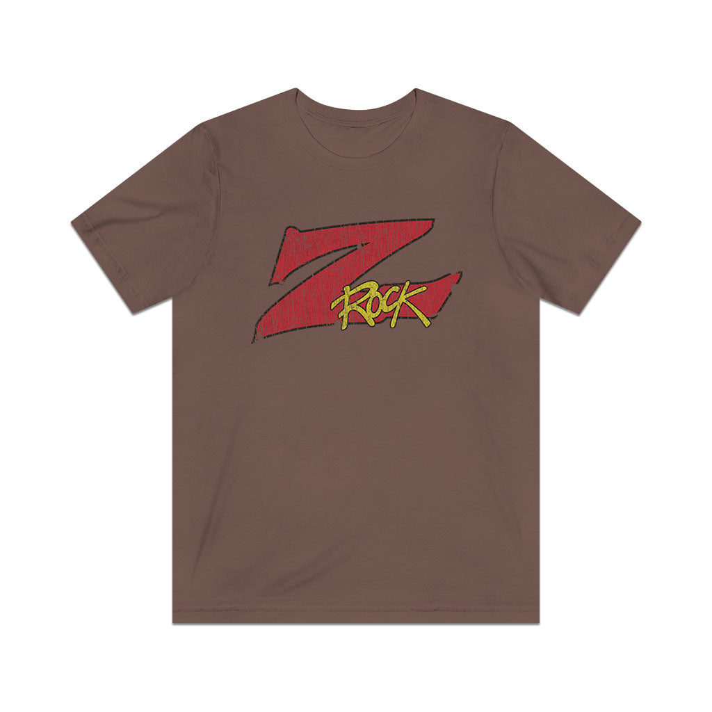 Z Rock Heavy Metal Radio 1986 Vintage Men's T-Shirt