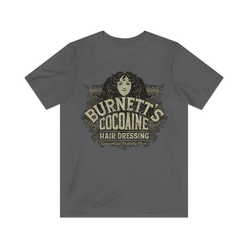 Burnett's Cocoaine Hair Dressing 1857 Vintage Men’s T-Shirt