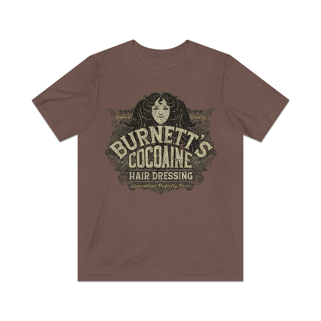 Burnett's Cocoaine Hair Dressing 1857 Vintage Men’s T-Shirt