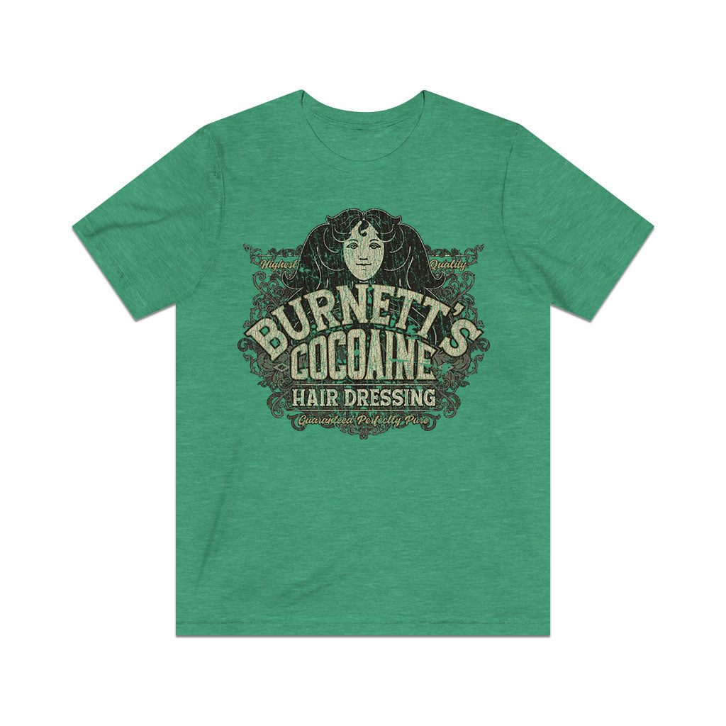 Burnett's Cocoaine Hair Dressing 1857 Vintage Men’s T-Shirt