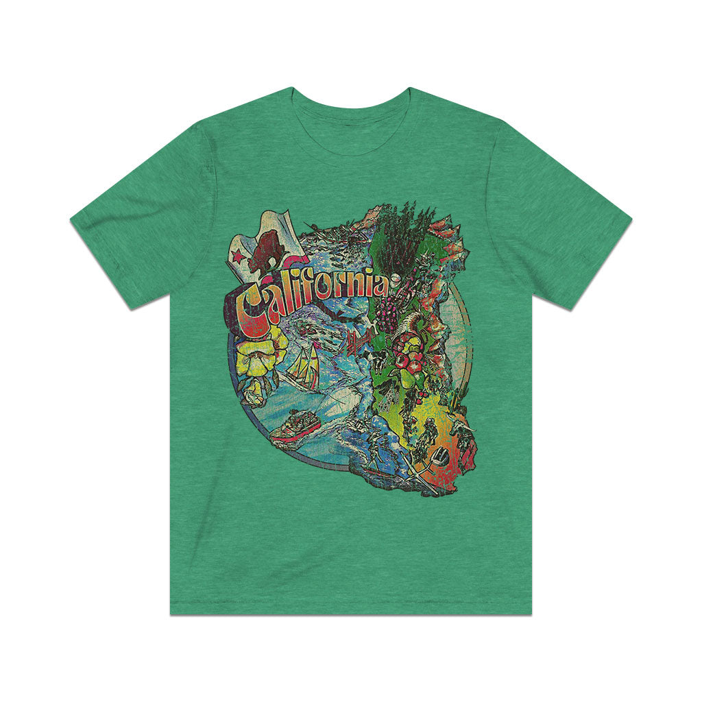 California: The Golden State 1981 Vintage Men's T-Shirt