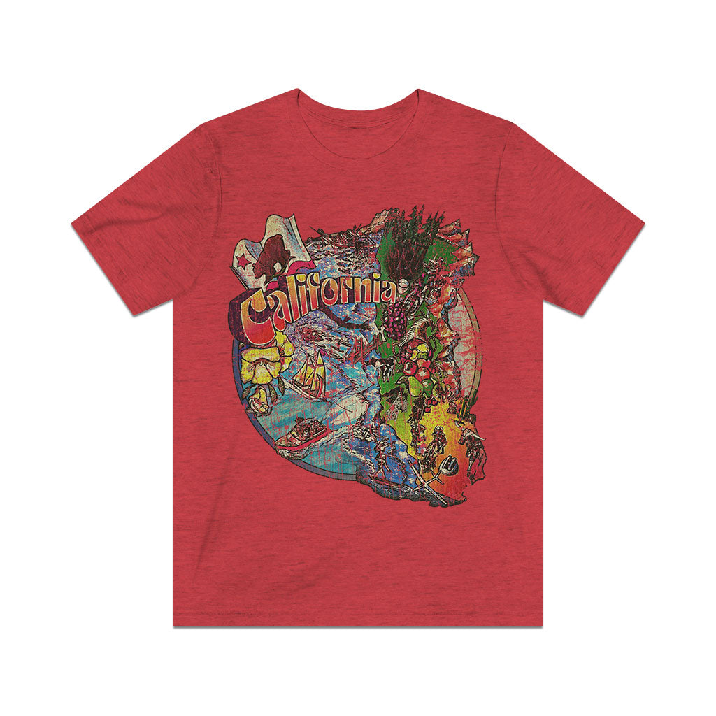 California: The Golden State 1981 Vintage Men's T-Shirt