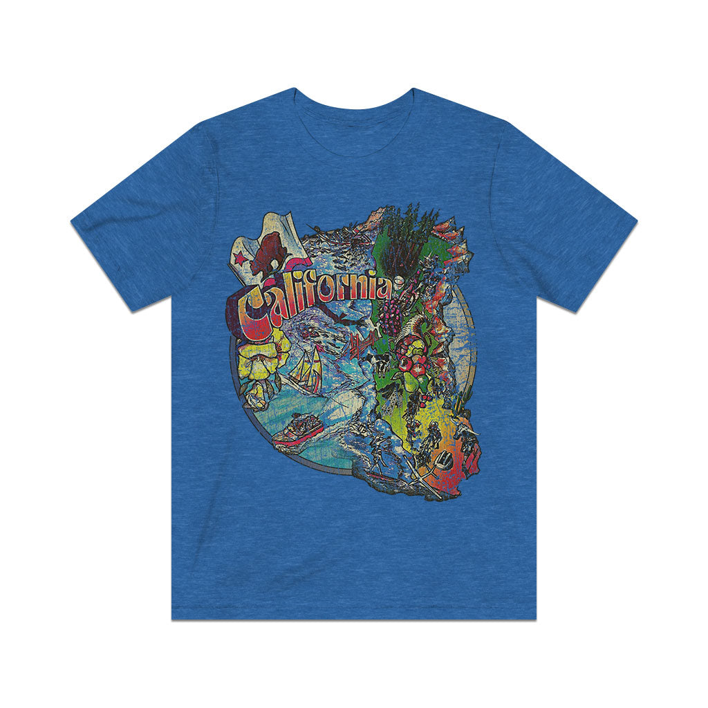 California: The Golden State 1981 Vintage Men's T-Shirt