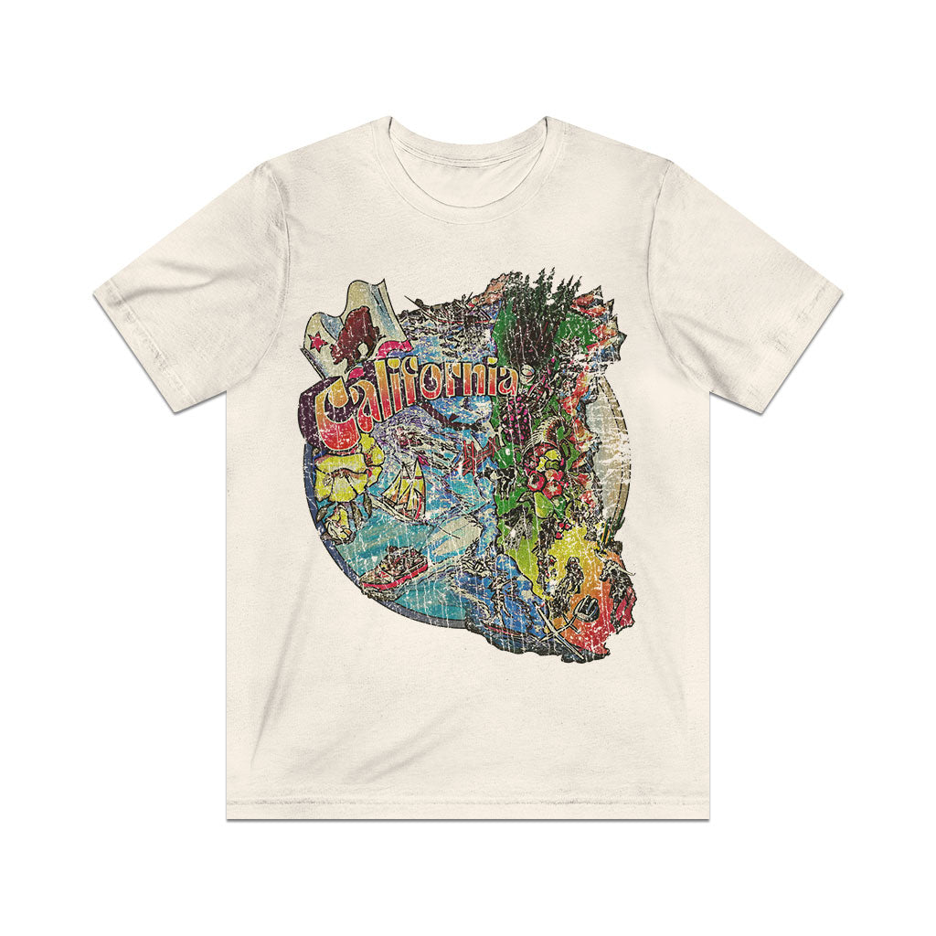 California: The Golden State 1981 Vintage Men's T-Shirt