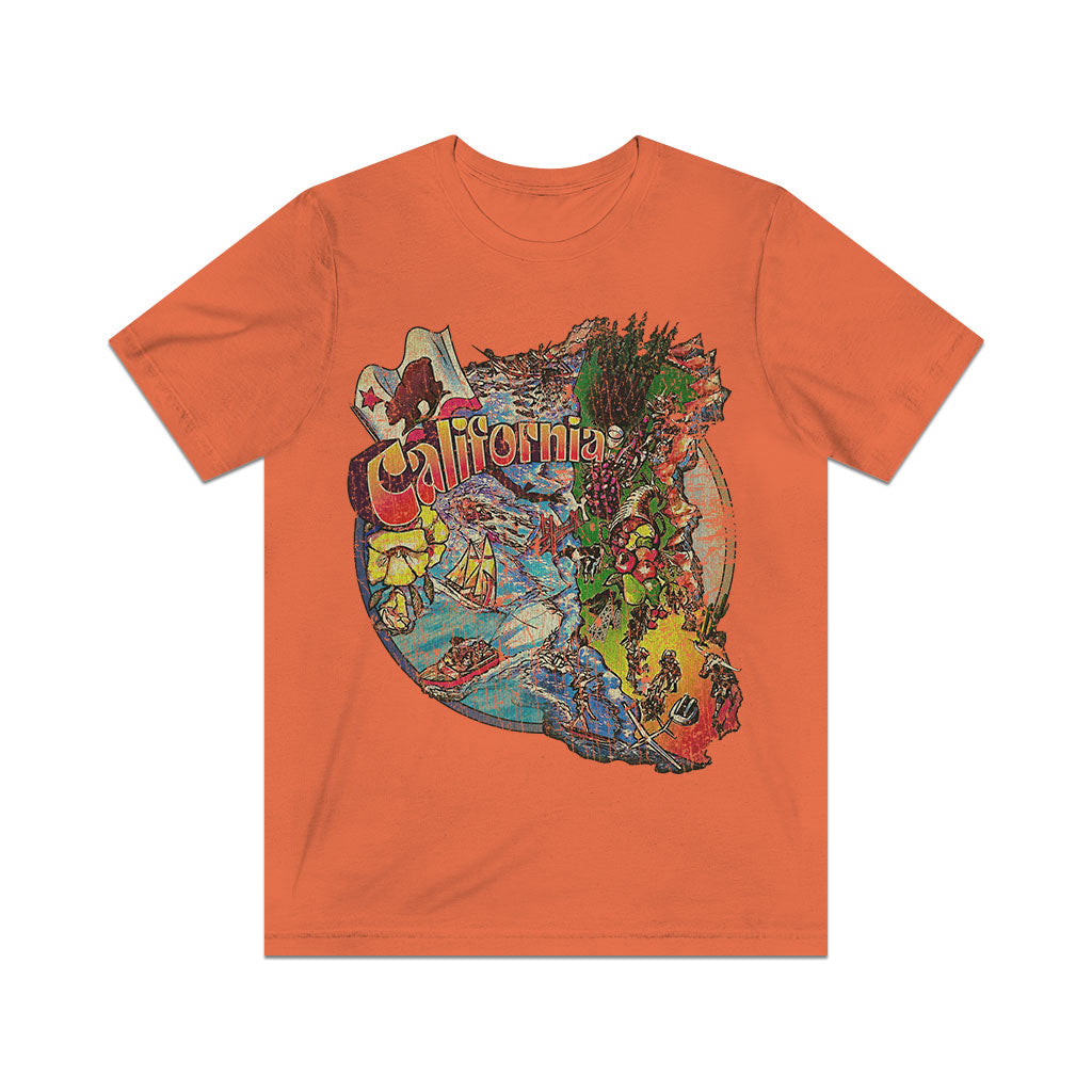 California: The Golden State 1981 Vintage Men's T-Shirt