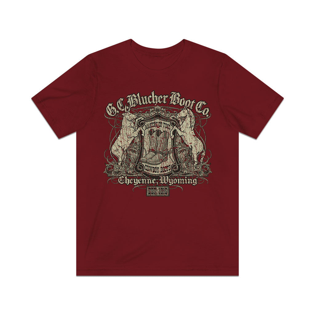 G. C. Blucher Boot Co. 1915 Vintage Men's T-Shirt