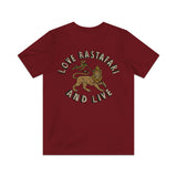 Love Rastafari And Live 1971 Vintage Men's T-Shirt