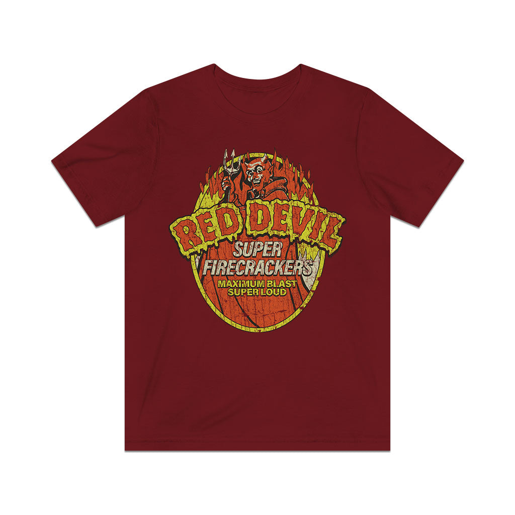 Red Devil Super Firecrackers 1948 Vintage Men's T-Shirt