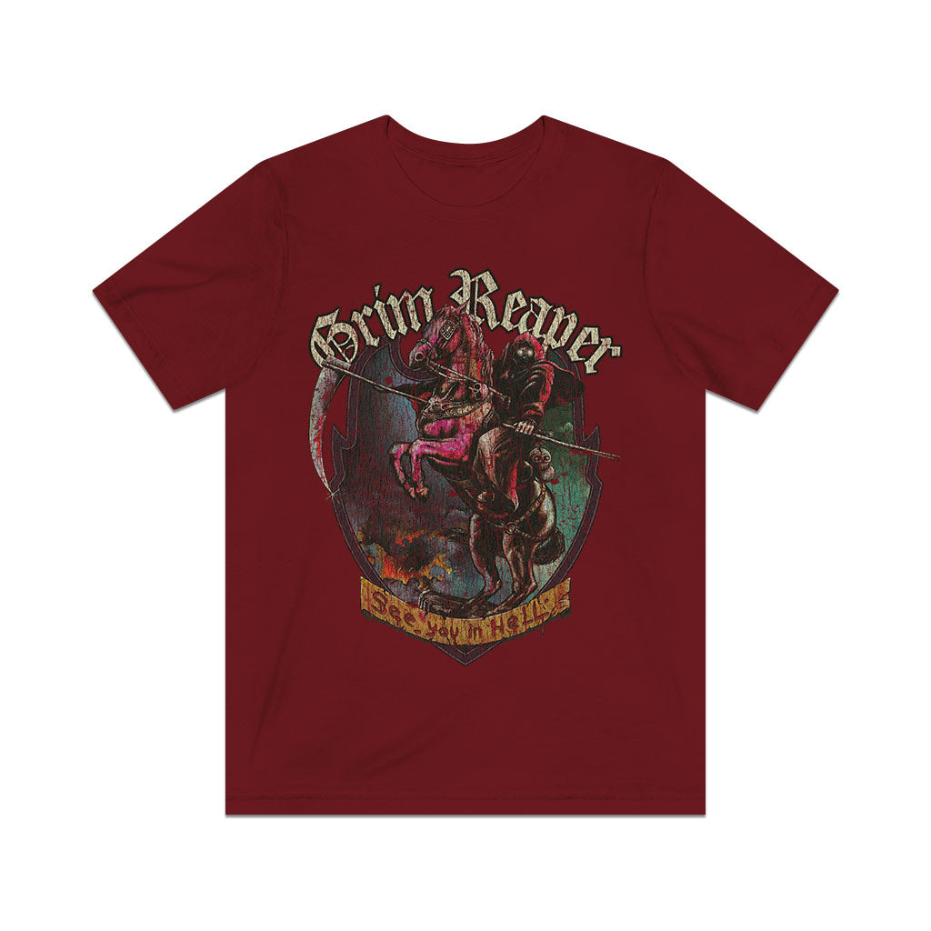 See You in Hell 1983 Vintage Men's T-Shirt