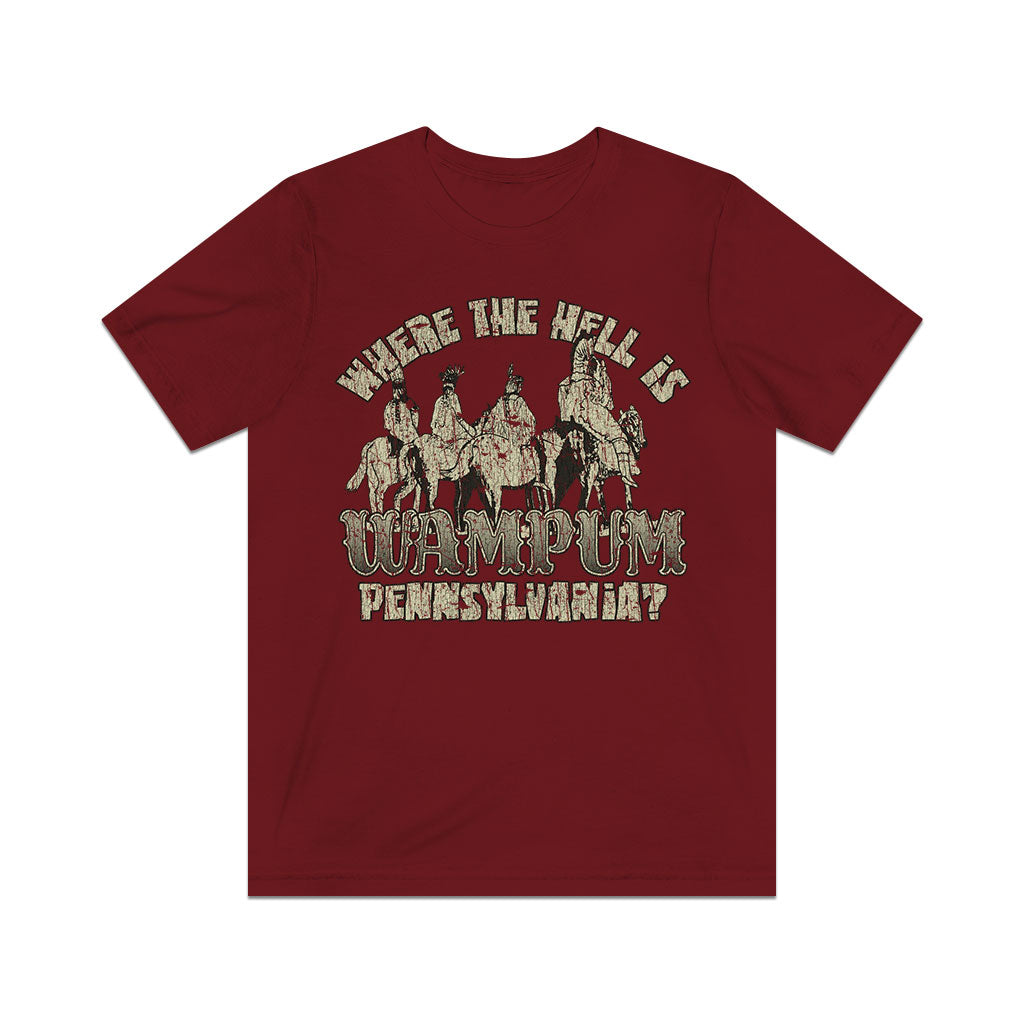 Where the Hell is Wampum, Pennsylvania? 1796 Vintage Men's T-Shirt