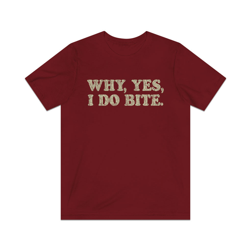 Why, Yes, I Do Bite 1975 Vintage Men's T-Shirt