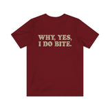 Why, Yes, I Do Bite 1975 Vintage Men's T-Shirt