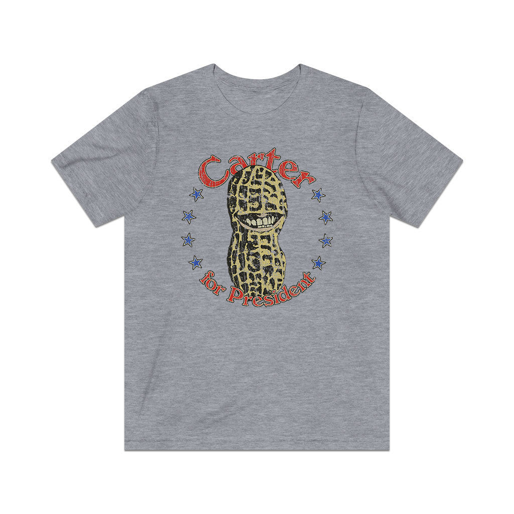 Carter For President Smiling Peanut 1976 Vintage Men's T-Shirt