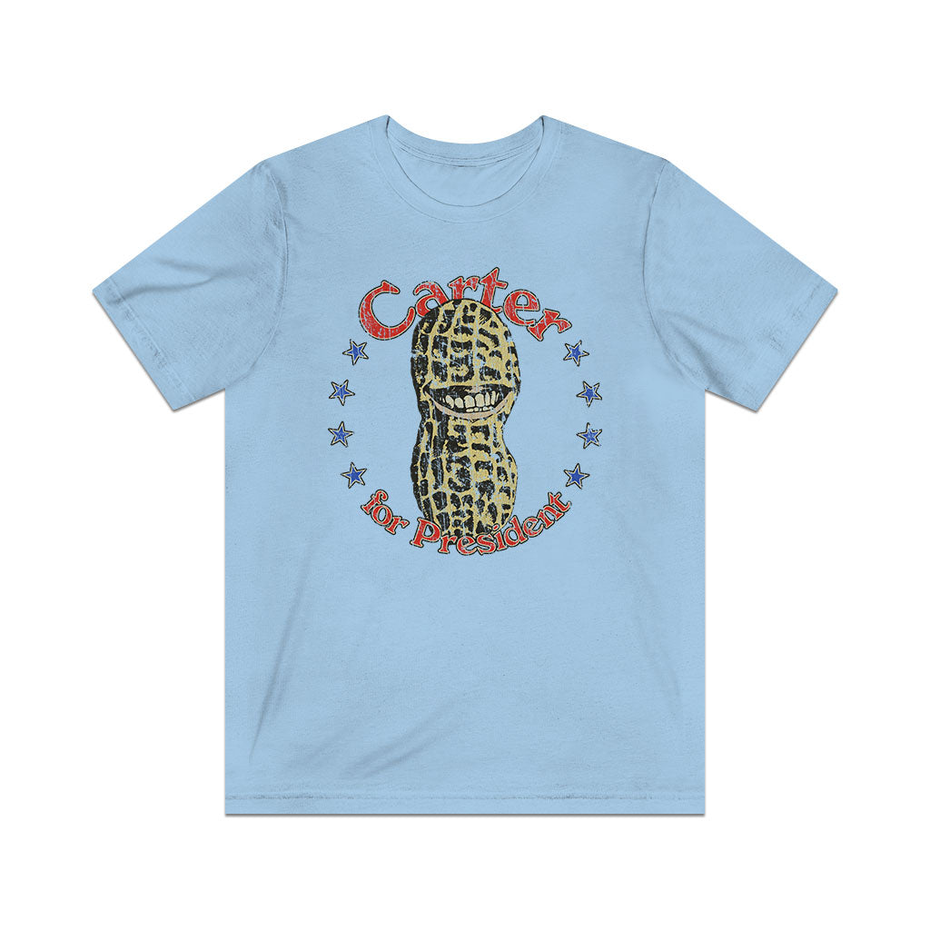 Carter For President Smiling Peanut 1976 Vintage Men's T-Shirt